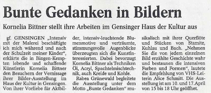 09.04.2005 - Allgemeine Zeitung, Sprendlingen-Gensingen