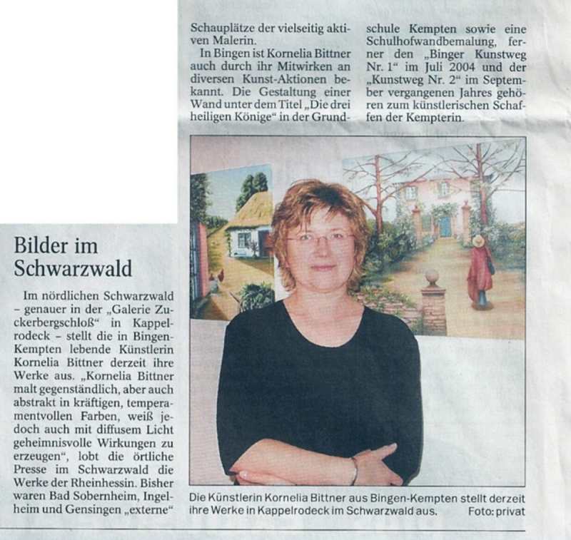 28.05.2005 - Allgemeine Zeitung, Mainz-Bingen